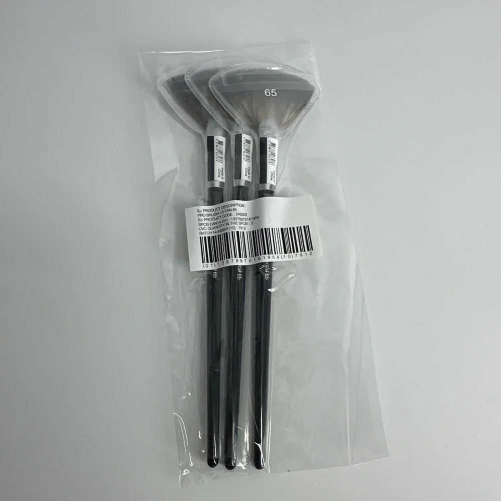 3x‎ SEPHORA COLLECTION PRO Fan Brush #65 Full Size